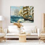Canvas print Racing clippers, Vickery C