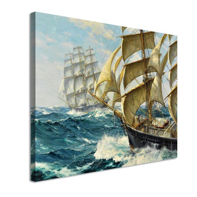 Canvas print Racing clippers, Vickery C