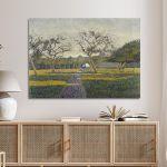 Canvas print Orchard at La Louvière, Alfred William Finch