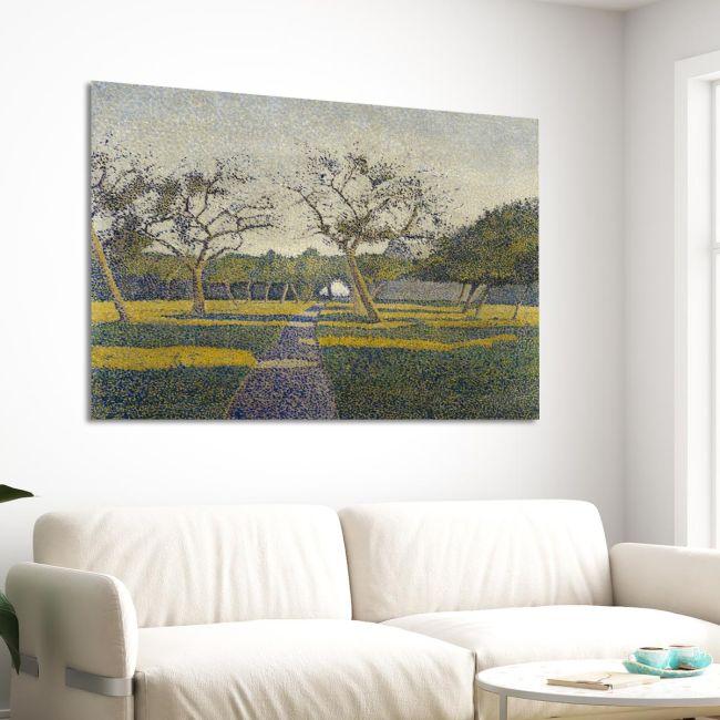 Πίνακας ζωγραφικής Orchard at La Louvière Alfred William Finch Καμβάς τελαρωμένος