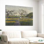 Canvas print Orchard at La Louvière, Alfred William Finch