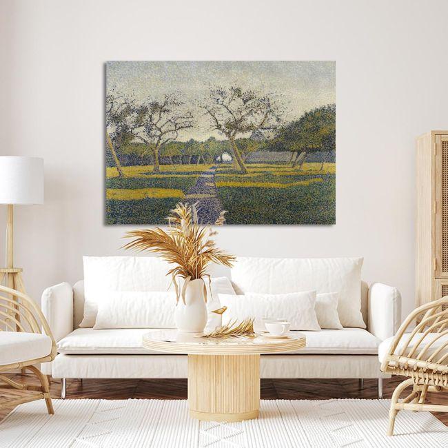 Canvas print Orchard at La Louvière, Alfred William Finch