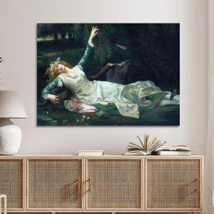 Canvas print Ophelia, Cabanel A