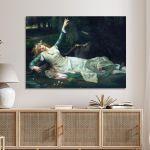 Canvas print Ophelia, Cabanel A