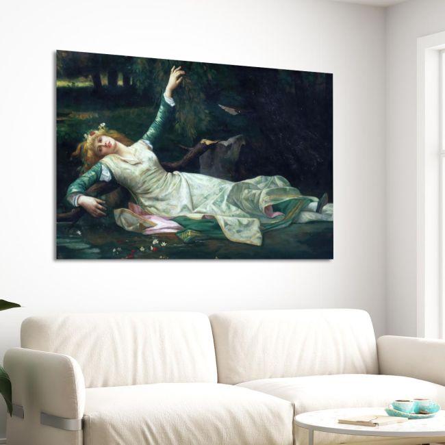 Canvas print Ophelia, Cabanel A