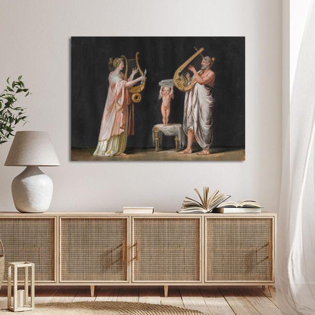 Πίνακας ζωγραφικής Heratus & Pindar Antonio Canova Καμβάς τελαρωμένος