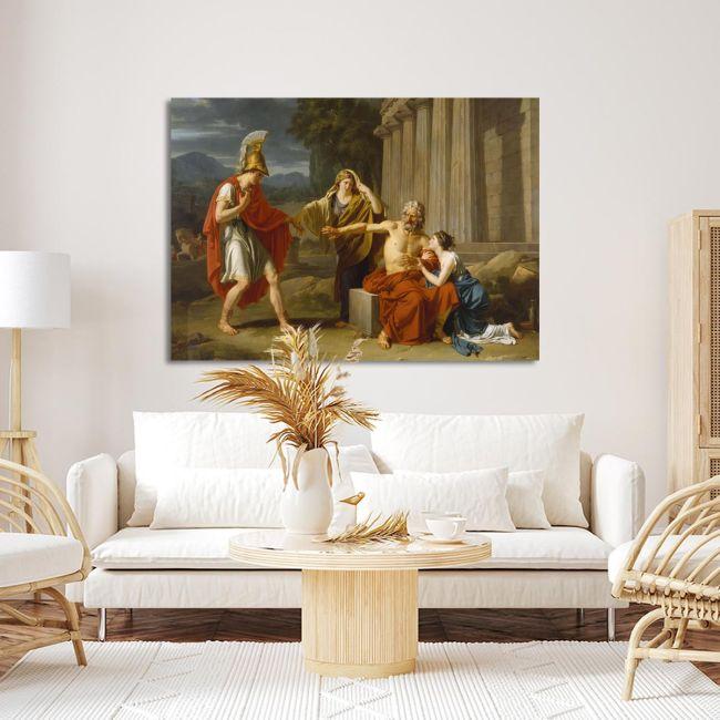 Canvas print Oedipus at Colonus, Jean Antoine Théodore Giroust