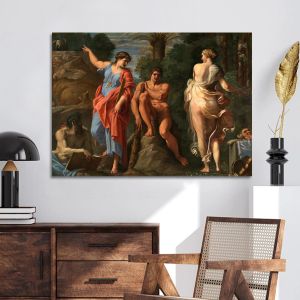 Πίνακας ζωγραφικής Hercules at the crossroads Annibale Carracci Καμβάς τελαρωμένος