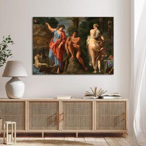 Canvas print Hercules at the crossroads Annibale Carracci Framed canvas View 1 2