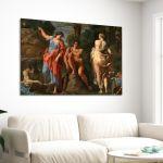 Canvas print Hercules at the crossroads, Annibale Carracci