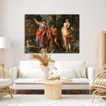 Canvas print Hercules at the crossroads, Annibale Carracci
