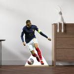 Kylian mbappe wooden decorative figure