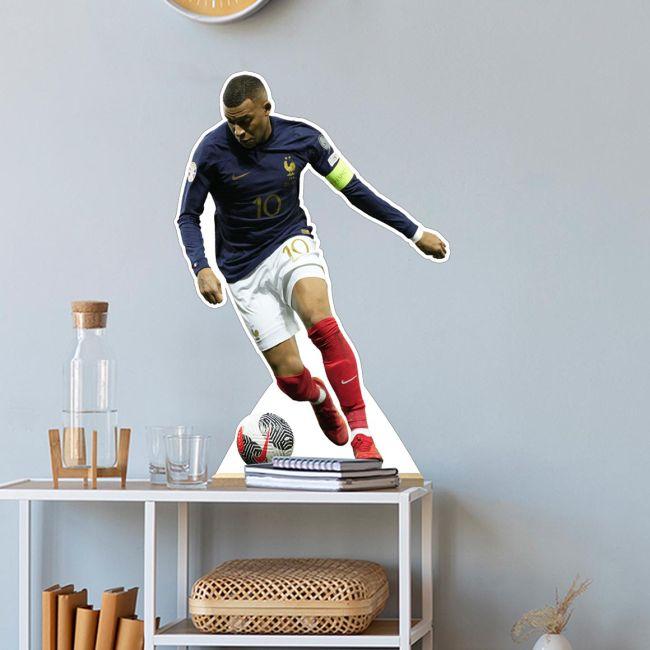 Kylian mbappe wooden decorative figure