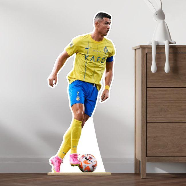 Ronaldo Cristiano wooden decorative figure