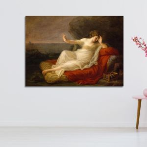 Canvas print Ariadne abandoned by Theseus, Angelica Kauffman