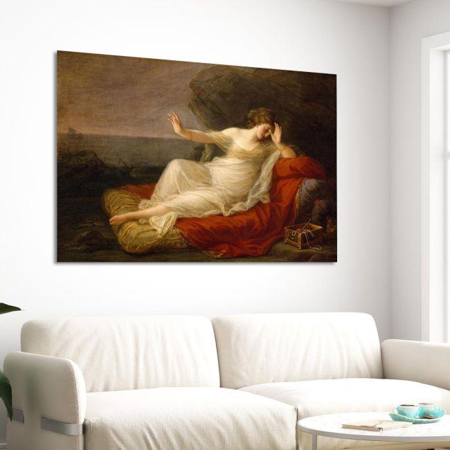 Canvas print Ariadne abandoned by Theseus, Angelica Kauffman