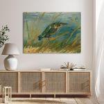 Canvas print Kingfisher by the waterside, Vincent van Gogh
