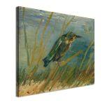Canvas print Kingfisher by the waterside, Vincent van Gogh