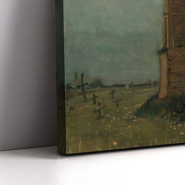 Πίνακας ζωγραφικής Old church tower at Nuenen Vincent Van Gogh  Αφίσα πόστερ με μαύρη κορνίζα