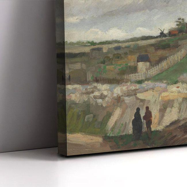 Canvas print The hill of Montmartre, horizontal, Vincent van Gogh