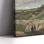Canvas print The hill of Montmartre, horizontal, Vincent van Gogh