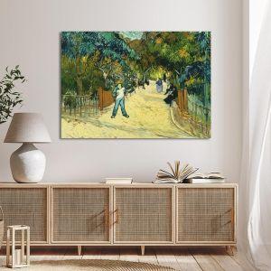 Canvas print Public garden in Arles Vincent van Gogh Framed canvas View 1 2