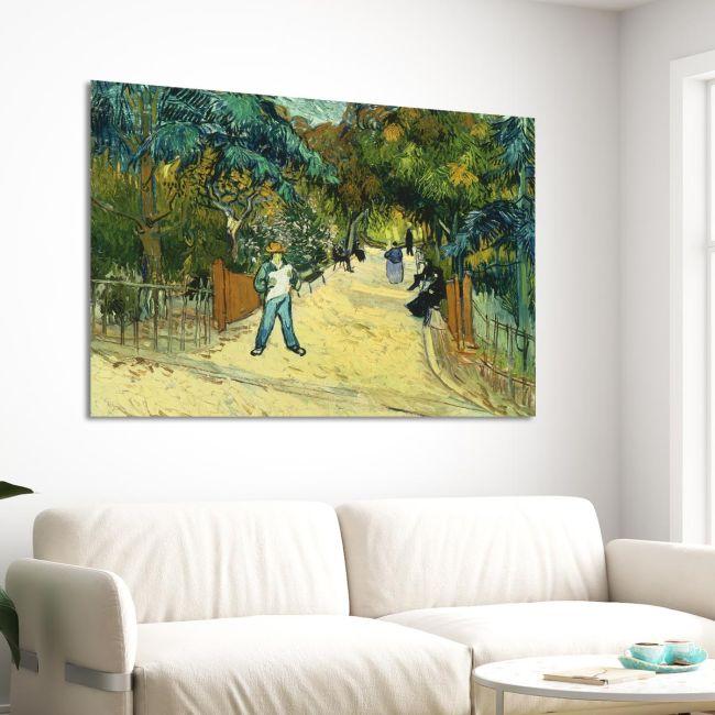 Canvas print Public garden in Arles, Vincent van Gogh
