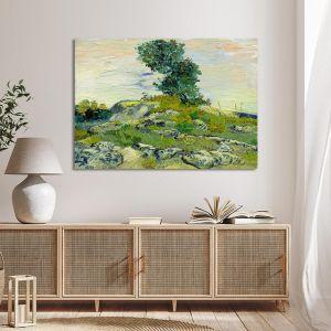 Πίνακας ζωγραφικής The rocks Vincent Van Gogh Καμβάς τελαρωμένος Όψη 1 2