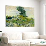 Canvas print The rocks, Vincent van Gogh