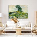 Canvas print The rocks, Vincent van Gogh