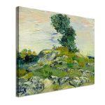 Canvas print The rocks, Vincent van Gogh