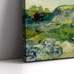 Canvas print The rocks, Vincent van Gogh