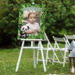 Canvas print baptism, Panda bear