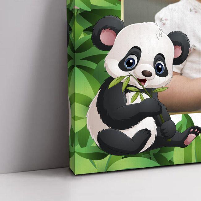 Canvas print baptism, Panda bear