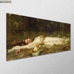 Πίνακας σε καμβά Ophelia, Friedrich Wilhelm Theodor Heyse, πανοραμικός