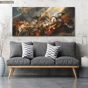 Canvas print The fall of Phaeton, panoramic