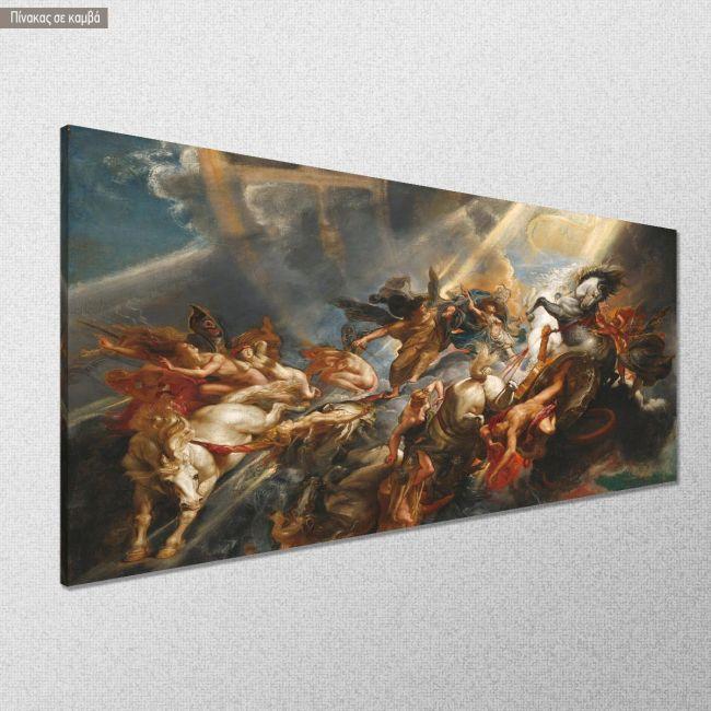 Canvas print The fall of Phaeton, panoramic