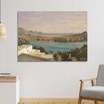 Canvas print Lindos, Rhodes, Leighton Frederic