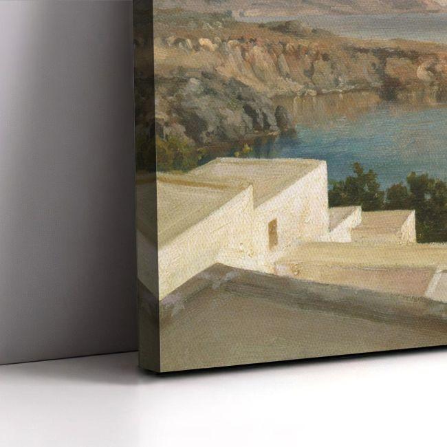 Πίνακας ζωγραφικής Lindos Rhodes Leighton Frederic  Αφίσα πόστερ με μαύρη κορνίζα