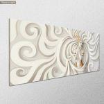 Canvas print Goddess sculpture, panoramic