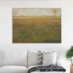 Canvas print La Luzerne, Saint-Denis, Seurat G.