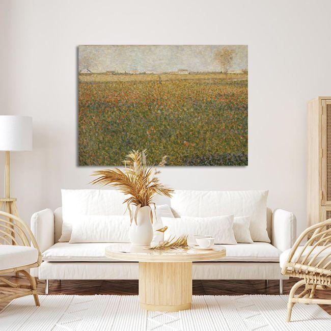 Canvas print La Luzerne, Saint-Denis, Seurat G.