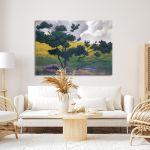 Πίνακας ζωγραφικής Landscape made in wood Vallotton F. Καμβάς τελαρωμένος