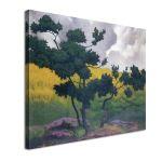 Πίνακας ζωγραφικής Landscape made in wood Vallotton F. Καμβάς τελαρωμένος