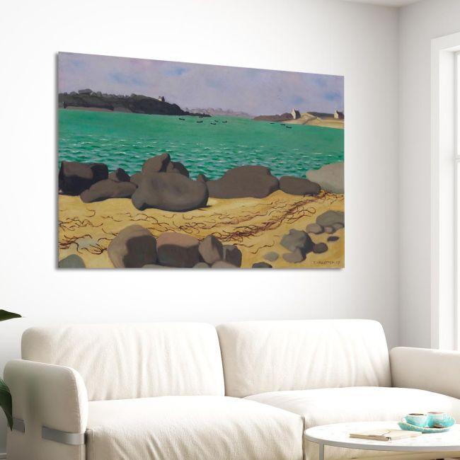 Canvas print Ride to Ploumanach, Vallotton F.