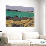 Canvas print Ride to Ploumanach, Vallotton F.