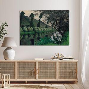 Canvas print Seine river Vallotton F. Framed canvas View 1 2