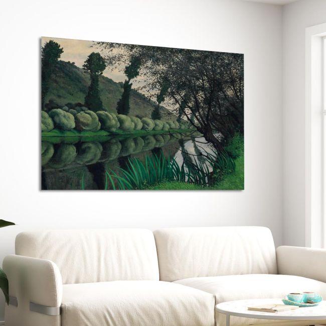 Canvas print Seine river, Vallotton F.