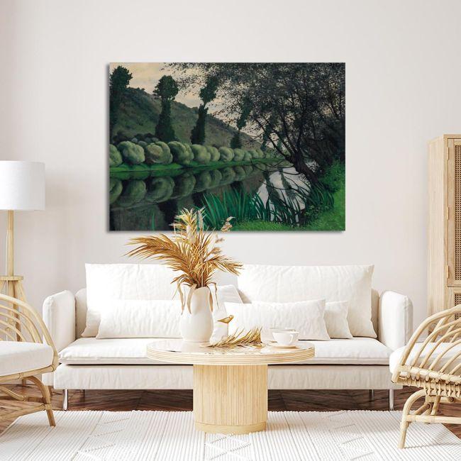 Canvas print Seine river, Vallotton F.