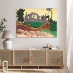 Canvas print The church of Souain, Vallotton F.